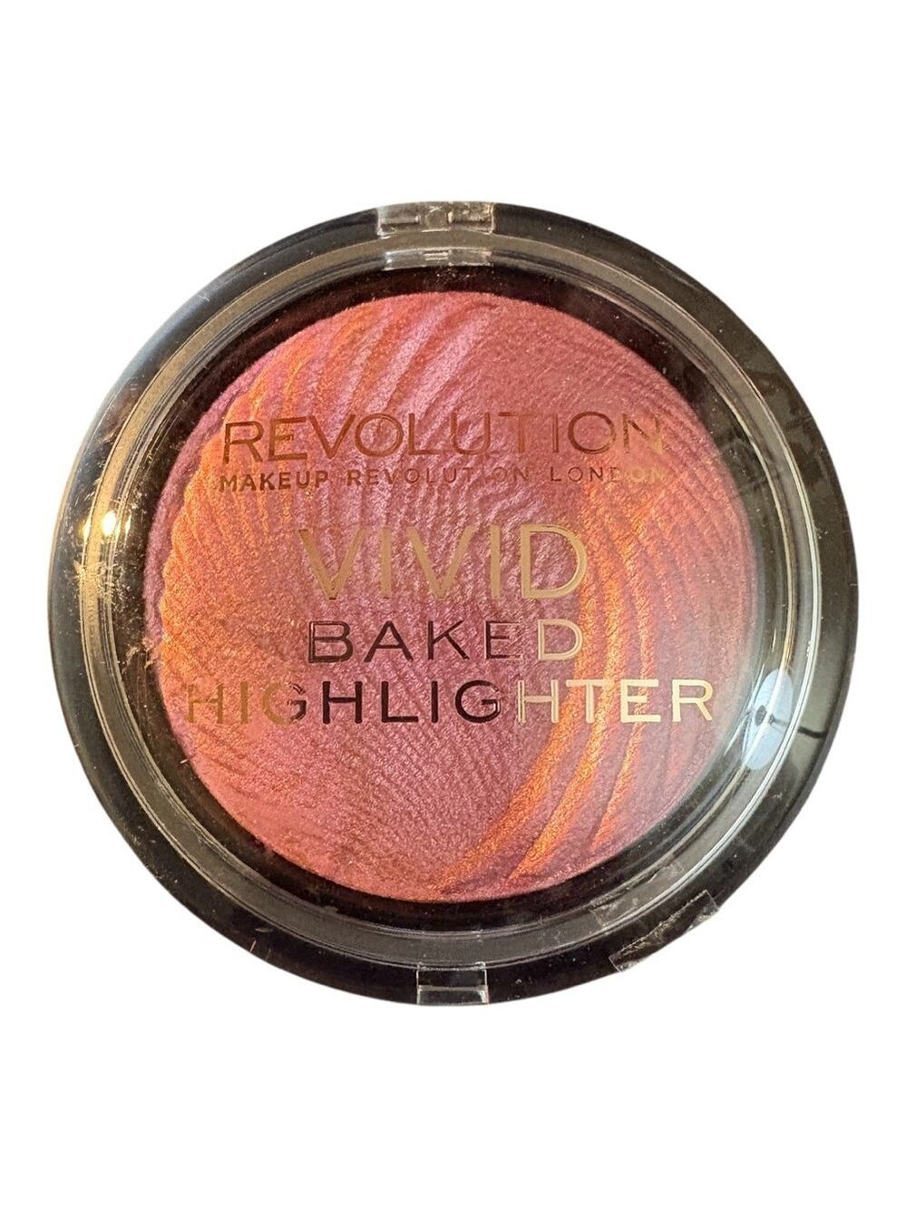 Revolution Vivid Baked Highlighter in Rosegold Highlights NEW